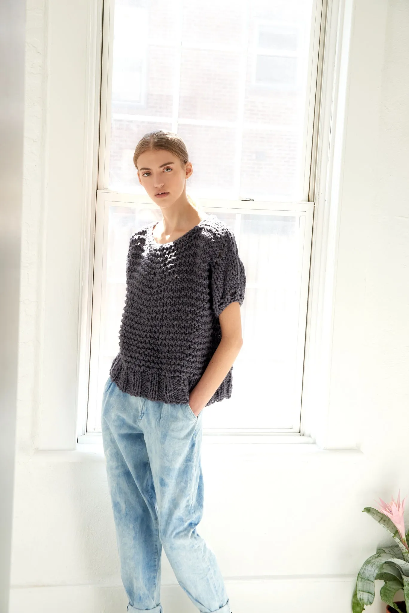 DIY Kit - Puff Sleeve Top - Big Cotton