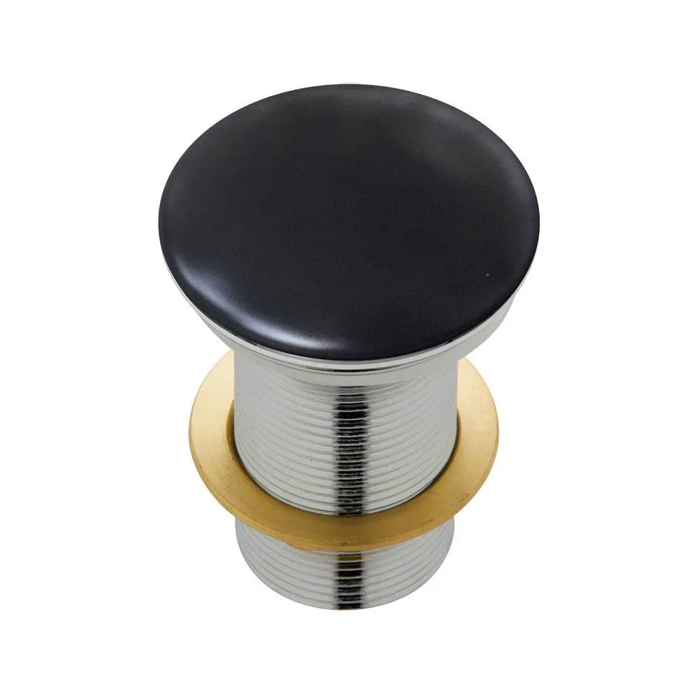 Fienza Ceramic Cap Pop-Up Waste 32mm Matte Black
