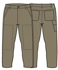 Vantage Organic Cotton Trouser - Biscuit