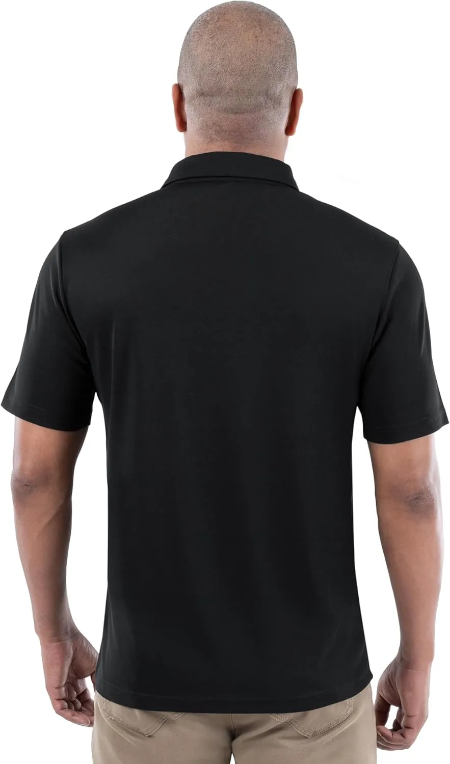 Wrangler Men's Short Sleeve Performance Pocket Polo